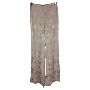 SACHIN & BABI Floral Jacquard Wide Leg Lina Pants in Pearl